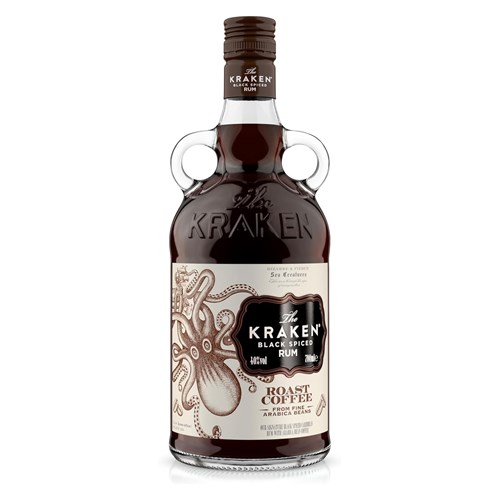 Kraken Black Roast Coffee Rum 70cl – Rich Caribbean Rum Infused with Arabica Coffee